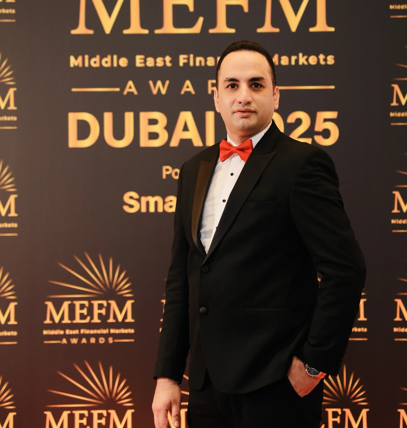 Mohamed Elnozamy at MEFM Awards Dubai 2025
